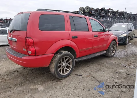 2005 Dodge Durango Slt z USA, uszkodzony, nr VIN 1D4HD48D55F555720